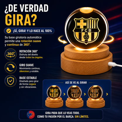 Lámpara del Barça que Ilumina tu Espacio