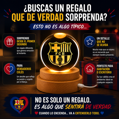 Lámpara del Barça que Ilumina tu Espacio